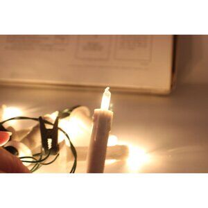 Silvestri Candle Lights Decorative Christmas 10 Count Clip On Indoor Use Vintage
